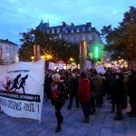 Le cortège place d'Aine à Limoges